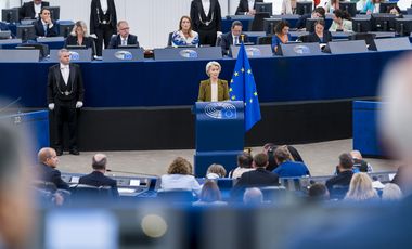 Plenartagung des Europäischen Parlaments – Rede zur Lage der Europäischen Union © European Union 2025 – Source: European Parliament / Photo: Daina Le Lardic
