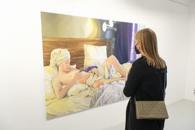 Blick in die Ausstellung im BBK Kunstforum, auch 2021 Teilnehmer der Kunstpunkte, Foto: M. Gstettenbauer.l Gstettenbauer