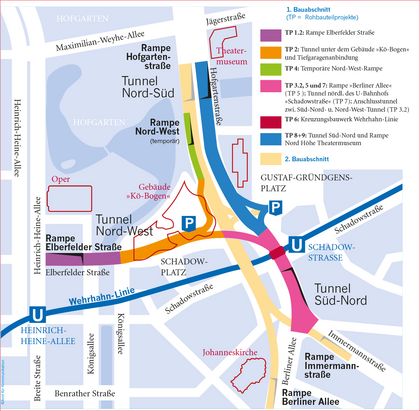 Plan Kö-Bogen-Tunnel