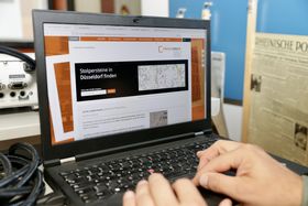 Blick auf das Angebot  auf dem Computer-Bildschirm, Fotos: Lammert.