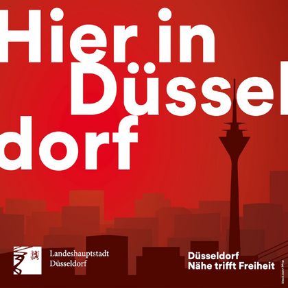 Titelbild Podcast "Hier in Düsseldorf"