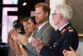 Empfang im Jan-Wellem-Saal des Rathaus: Der Duke und die Duchess sind zu Besuch in der Landeshauptstadt. Grund dafür sind die Invictus Games Düsseldorf 2023, dessen Schirmherr Harry, Duke of Sussex, ist. 