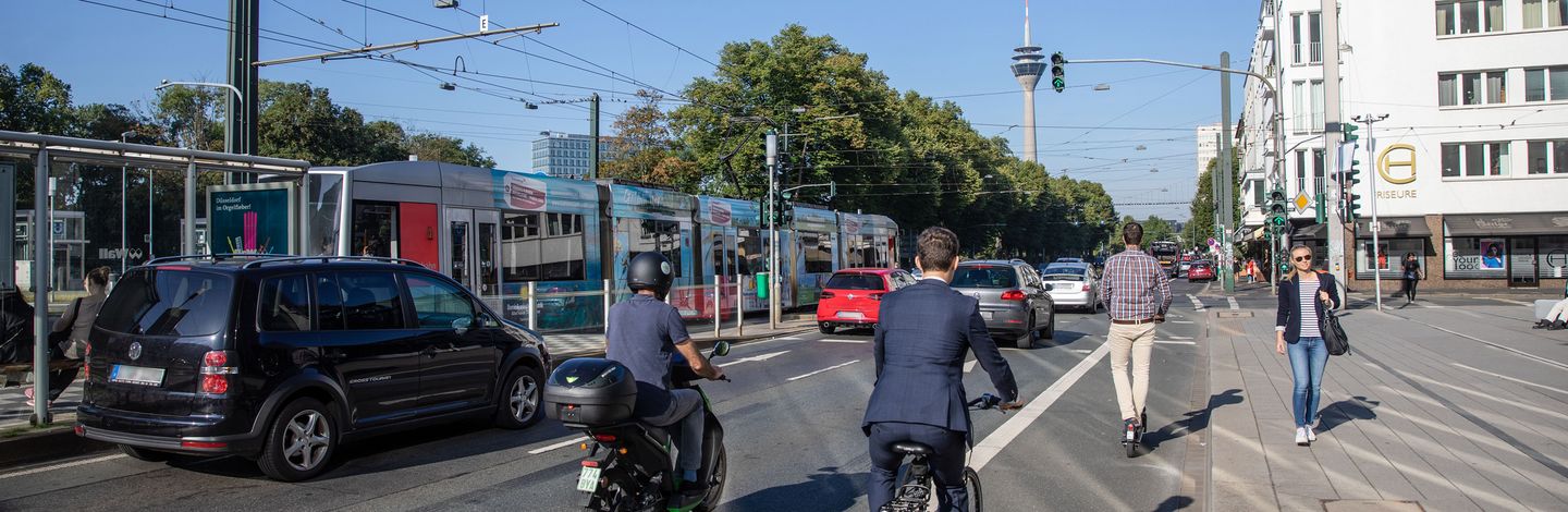 Grafenberger Allee Düsseldorf Verkehrssituation