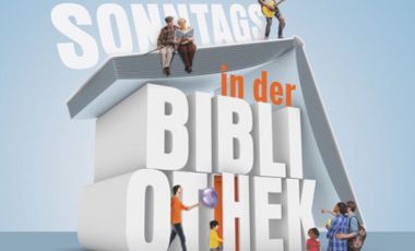 Logo vom Land NRW: Sonntags in die Bibliothek