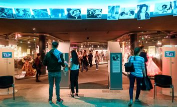 Blick in die Ausstellung des Filmmuseums, Foto: Uwe Schaffmeister.