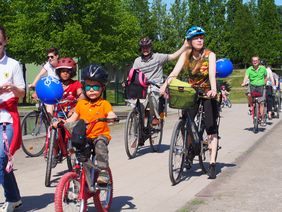 STADTRADELN-Sternfahrt 2016. Foto: Heribert Adamsky/ADFC