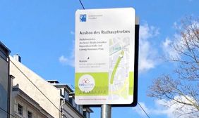 Fertigstellung des Radweges auf der Aachener Straße