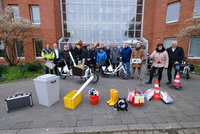 Foto von den Amtsleiter der anliegenden Dienststellen der Stadtverwaltung.