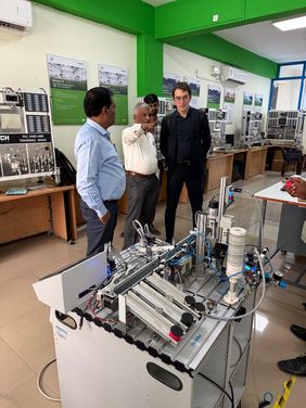 Besuch des staatlichen Technologie-College GTTC (Government Tool Room & Training Centre) © Wirtschaftsförderung Düsseldorf 