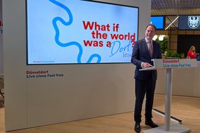 OB Dr. Stephan Keller präsentiert aktuelle Immobilienprojekte © Landeshauptstadt Düsseldorf 