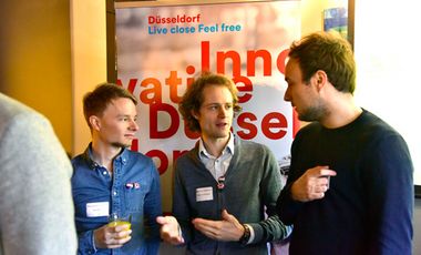 Die Wirtschaftsförderung lud im Rahmen der Startup-Woche zum internationalen Netzwerktreffen „Scale up your Business in Düsseldorf“ © Fotograf Paul Esser 