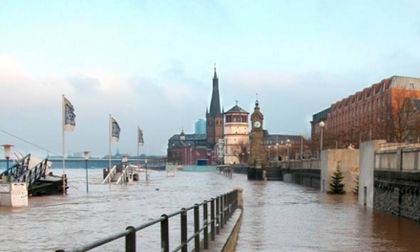 Hochwasser am Rhein