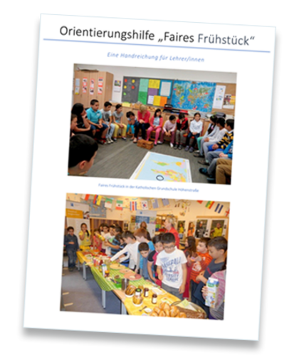 Abbildung Broschüre Orientierungshilfe „Faires Frühstück“