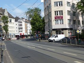 Bild von der Straßenecke Bilker Allee/Benzenbergstraße