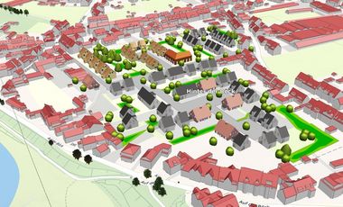 3D-Visualisierung des städtebaulichen Konzeptes