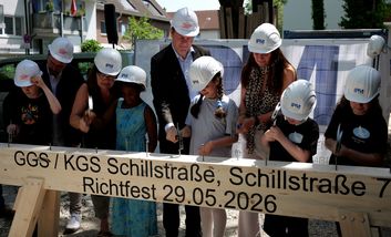 Richtfest an der Schillstraße