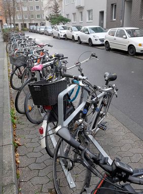 Fahrradabstellanlage in der Cantadorstraße