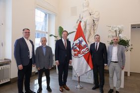 Empfang für die Rektoren der Nationalen Jurij-Fedkowytsch-Universität Czernowitz © Landeshauptstadt Düsseldorf/Ingo Lammert