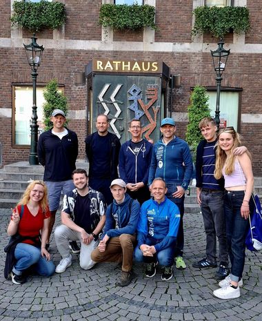 Partnerstädte Chemnitz, Reading und Warschau beim UniperDüsseldorf Marathon dabei ©Landeshauptstadt Düsseldorf
