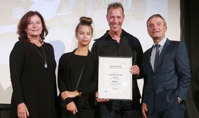 Erstmals gab es bei Stadtradeln eine Familienwertung: Hier das Team "Grenzenlos unterwegs" mit Teamkapitän Frank Strauß und seiner Tochter Helin Asya Strauß