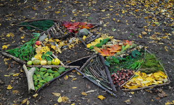 Erlebniswerkstatt Landart © Barbara Keller, naturerforschen.de