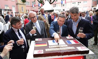 Delegation aus Toulouse zu Besuch zum Frankreichfest 2016