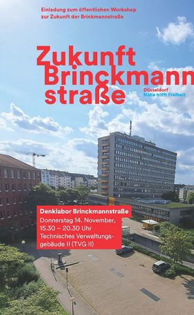 Flyer Zukunft Brinckmannstraße, © Landeshauptstadt Düsseldorf