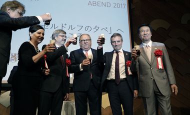 Auf dem Düsseldorf-Abend in Tokyo werden rund 1300 Gäste erwartet – hier ein Foto von der Eröffnung aus dem Jahr 2017 © Landeshauptstadt Düsseldorf