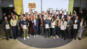 Die Gewinnerteams des diesjährigen Best of Technology Award. © Willi Nothers Photography