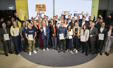 Die Gewinnerteams des diesjährigen Best of Technology Award. © Willi Nothers Photography