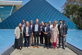 Die Delegation wird bei Infosys empfangen © LHD Düsseldorf 