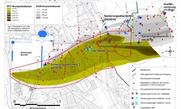 Grundwasserverunreinigung Hilden / Benrath