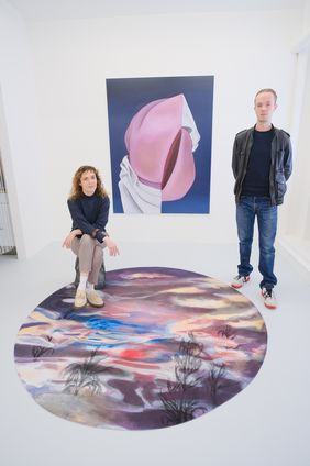 Björn Knapp und Thea Mantwill stellen während der Kunstpunkte Düsseldorf in dem Ausstellungsraums KM_159 aus.