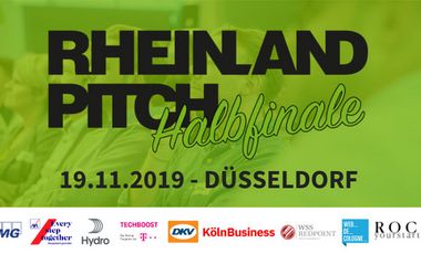 Plakat zur Veranstaltung: Rheinland Pitch 19.11.2019