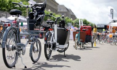 Es gibt viel zu sehen, zum Beispiel Cargobike ©Schmidtstelle