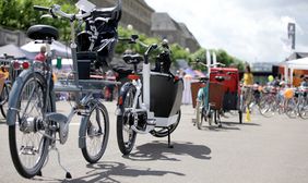 Es gibt viel zu sehen, zum Beispiel Cargobike ©Schmidtstelle