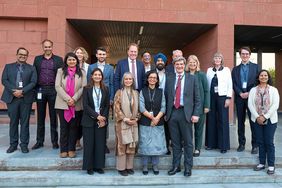 Die Wirtschaftsdelegation beim Besuch von Tata Consultancy Services © LHD Düsseldorf 