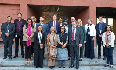 Die Wirtschaftsdelegation beim Besuch von Tata Consultancy Services © LHD Düsseldorf 