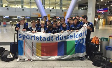 die jungen Fußballer des "DJK Sportfreunde Gerresheim 1923 e. V.", Foto: Tanja Toppel 