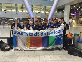 die jungen Fußballer des "DJK Sportfreunde Gerresheim 1923 e. V.", Foto: Tanja Toppel 