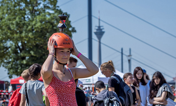 Erlebnistag Geodäsie 2023 - Reflektorhelm