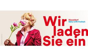 Titelgrafik zum Thema: Wir laden Sie ein zum KOMM-AN-Sommerfest, Künstlerin Sabine Wiegand. 