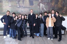 Bürgermeister Josef Hinkel begrüßte am Freitag, 27. Februar 2026, eine Delegation der japanischen Chou-Universität. Foto: Landeshauptstadt Düsseldorf/David Young