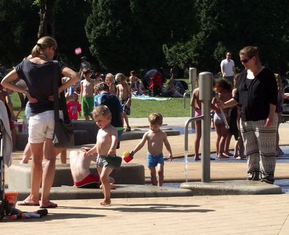 Atmosphäre wie im Freibad