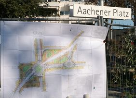 So sieht der Plan für die Umgetaltung des Aachener Platzes aus © Landeshauptstadt Düsseldorf, Wilfried Meyer