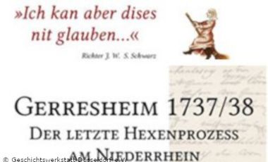 Illustration zum letzten Hexenprozess in Gerresheim 1737/38