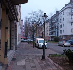 Lichtstele an der Flügelstraße © Landeshauptstadt Düsseldorf