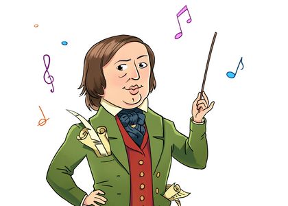 Robert Schumann (Zeichnung von Max Beindorf)