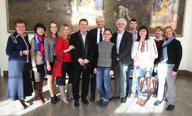 Ukrainische Delegation; Foto: Young