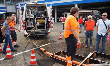 Impressionen vom Tag der offenen Tür des Stadtentwässerungsbetriebs am Samstag, 7. September. Foto: Landeshauptstadt Düsseldorf/SEBD